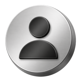 Avatar decorativo de usuario en plata 3D dentro de la página de preguntas frecuentes